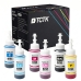 TCTK Inkoustové náplně 100ml 100mlT6732 100ml 100ml T6735 100mlT6736 sada 6 ks vícebarevná kompatibilní s Epson L1800 Epson L1800, pro L800 Epson L800, pro L805 Epson L805, pro L810 Epson L810
