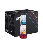 Multipack (4) Inkousty CMYK (Azurová/Purpurová/Žlutá/Černá) Kompatibilní s Epson EcoTank - Nahrazuje 70ml E-101BK