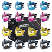 TCTK inkoust 4pack CMYK kompatibilní s Brother MFC-J 5340 DW MFC-J 5345 DW MFC-J 5740 DW MFC-J 6540 DW MFC-J 6940 DW, nahrazuje LC-422XL LC422XLBK