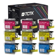 TCTK inkoustové kazety LC-1100 balení 9 ks CMY kompatibilní s Brother DCP-145 C DCP-165 C DCP-J125 MFC-295CN MFC-J265W, nahrazuje LC1100C