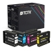 TCTK inkoustové náplně PGI-2500XL 8 balení CMYK kompatibilní s Canon MAXIFY iB4000 iB4050 iB4100 iB4150 MB5000 MB5050 MB5100 MB5150 MB5155 MB5300 MB5350 MB5400 MB5450 MB5455, nahrazuje 9254B001