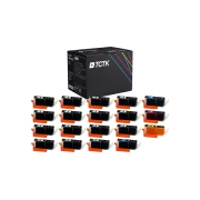 Multipack (4) Inkousty CMYK (Azurová/Purpurová/Žlutá/Černá) Kompatibilní s Canon PIXMA - Nahrazuje C-526BK