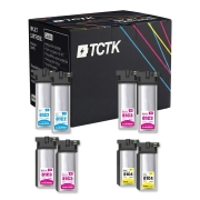 TCTK Inkoustové náplně C13T01C200 C13T01C300 C13T01C400 sada 3 ks CMY kompatibilní s Epson WorkForce Pro WF-C 529 R, WorkForce Pro WF-C 529 R DTW, WorkForce Pro WF-C 579 R D2TWF DTWF DWF