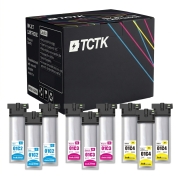 TCTK Inkoustové náplně C13T01C200 C13T01C300 C13T01C400 sada 9 ks CMY (po 3 ks) kompatibilní s Epson WorkForce Pro WF-C 529 R, WorkForce Pro WF-C 529 R DTW, WorkForce Pro WF-C 579 R D2TWF DTWF DWF