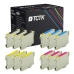 TCTK inkoustové cartridge T0551 T0552 T0553 T0554 12 ks CMYK kompatibilní s Epson Stylus Photo R240 R245 RX420 RX425 RX520, nahrazuje C13T05514010