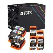 TCTK Inkoustové náplně 266 267 sada 6 ks 3x černá 3x Multi-Color kompatibilní s Epson WorkForce WF-100 W, pro WorkForce WF-110 W, nahrazuje C13T26614010