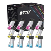 TCTK Inkoustové náplně T9452 T9453 T9454 sada 12 ks CMY (po 4 ks) kompatibilní s Epson WorkForce Pro WF-C 5210 DW, WorkForce Pro WF-C 5215 DW, WorkForce Pro WF-C 5290 DW, nahrazuje C13T945240