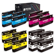 TCTK inkoustové kazety 950XL 951XL 4 balení CMYK kompatibilní s HP Officejet Pro 251dw 276dw 8100 8600 8610 8615 8620 8650, nahrazuje CN045AE