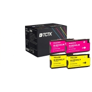 TCTK Inkoustové náplně 953XL 953XL 953XL sada 6 ks CMY (po 2 ks) kompatibilní s HP OfficeJet Pro 7700 7720 7730 7740, OfficeJet Pro 7740 WF, OfficeJet Pro 8200 8210 8216 8218 8710, nahrazuje F6U16AE