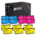 TCTK Inkoustové náplně 953XL 953XL 953XL sada 12 ks CMY (po 4 ks) kompatibilní s HP OfficeJet Pro 7700 7720 7730 7740, OfficeJet Pro 7740 WF, OfficeJet Pro 8200 8210 8216 8218 8710, nahrazuje F6U16AE