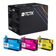 TCTK Inkoustové náplně 963XL 963XL 963XL sada 3 ks CMY kompatibilní s HP OfficeJet Pro 9010 9012 9013 9014 9015 9016 9018 9019 9020 9022 9023 9025 9026 9027 9028 9029, nahrazuje 3JA27AE