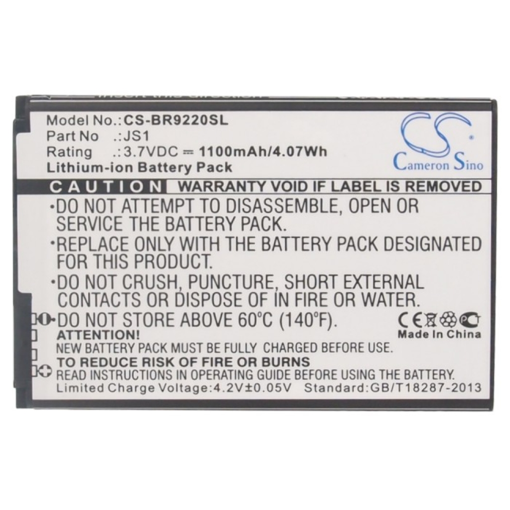 Baterie kompatibilní s Blackberry CS-BR9220SL