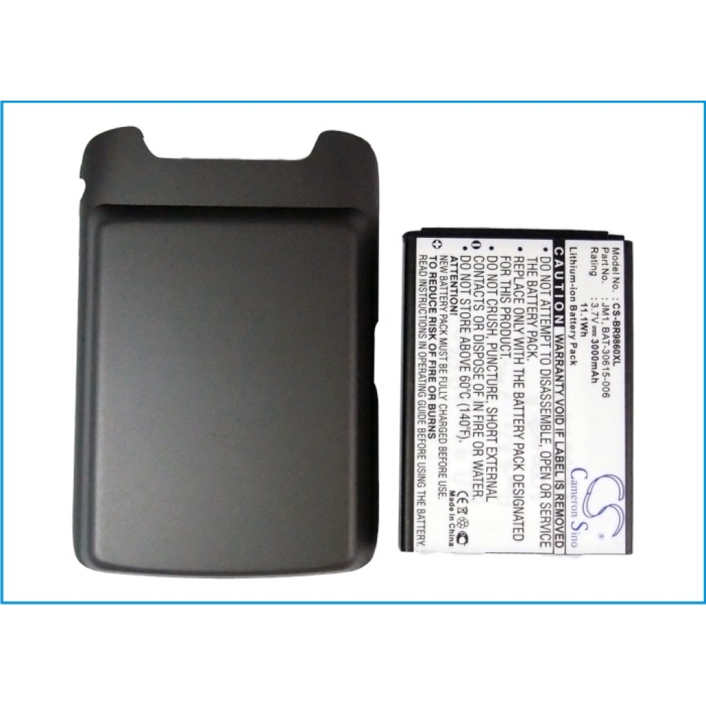 Baterie kompatibilní s Blackberry CS-BR9860XL