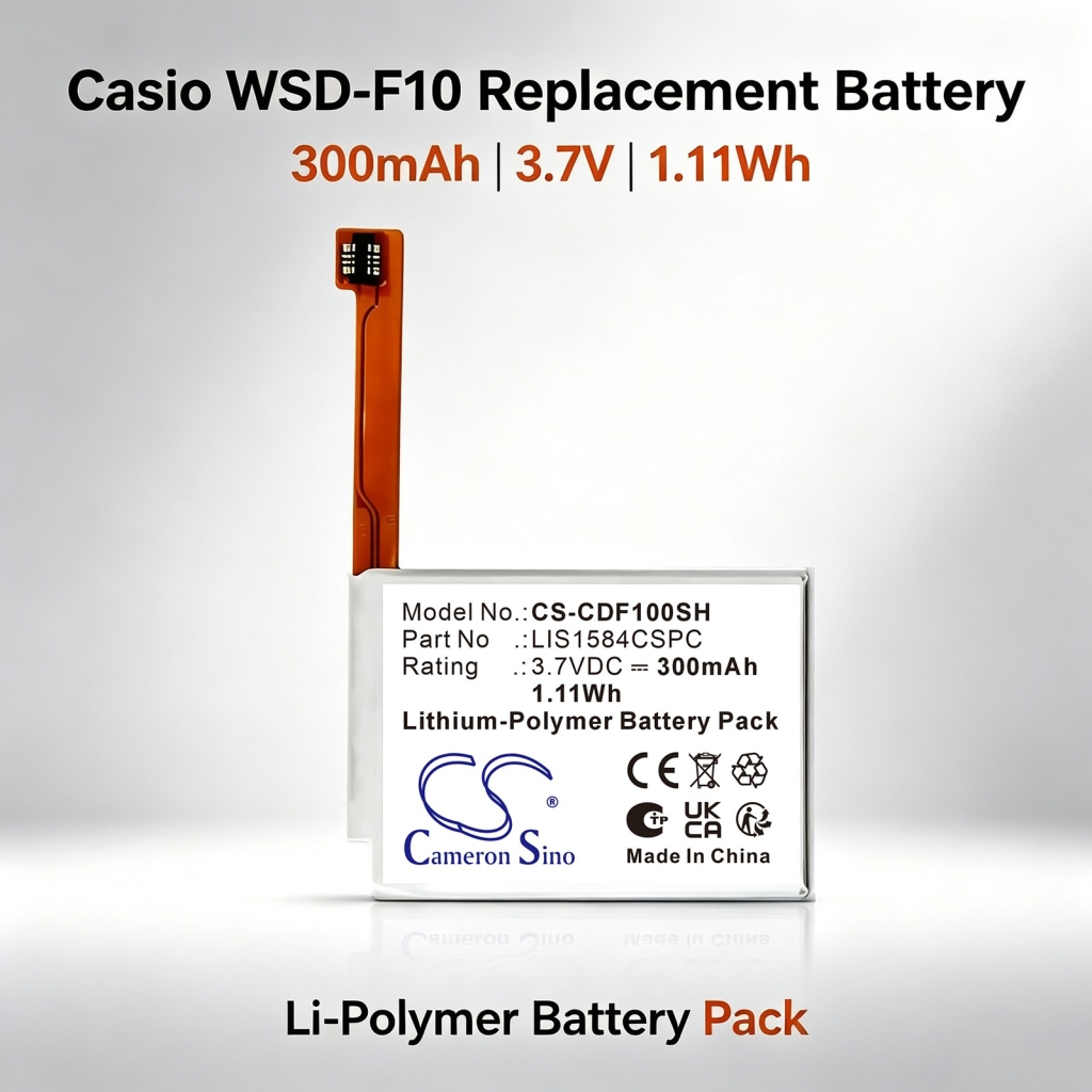 Baterie pro CASIO WSD-F10-BK