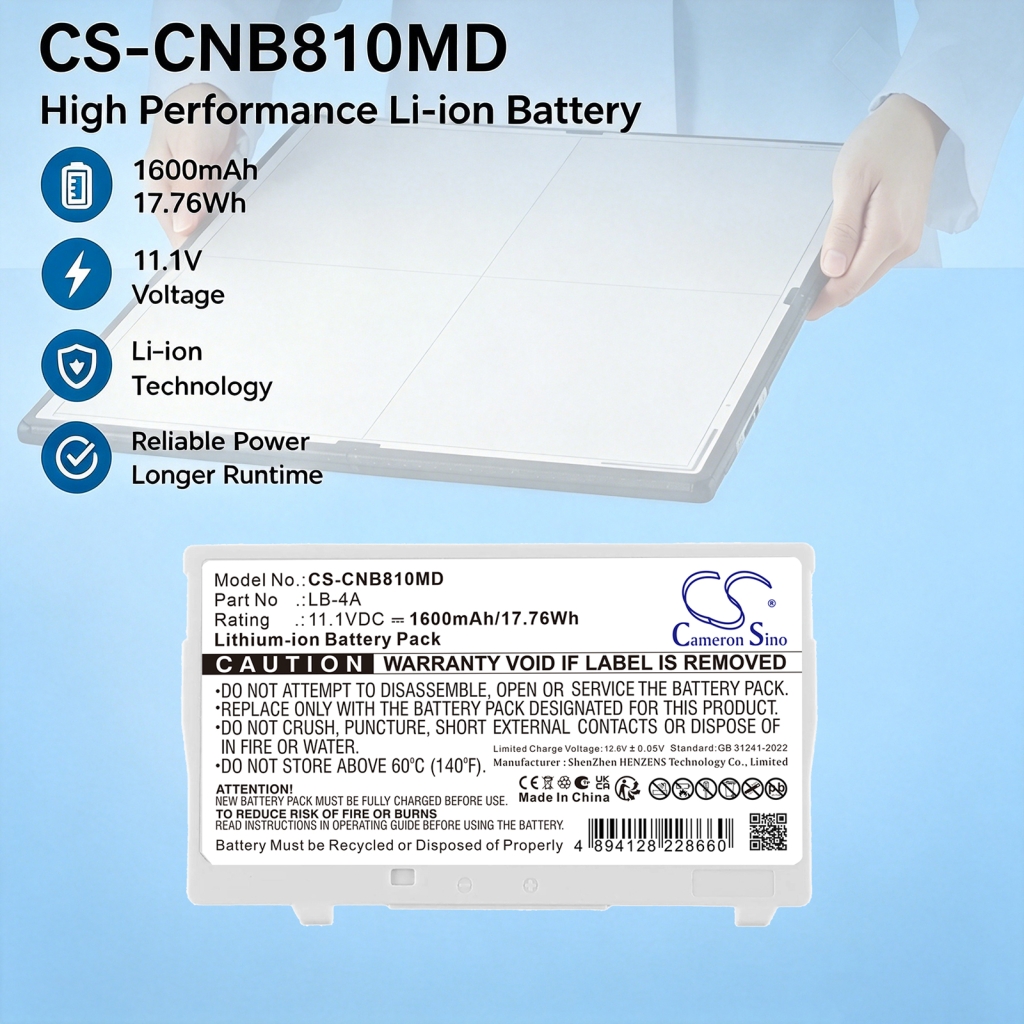 Baterie kompatibilní s Canon CS-CNB810MD