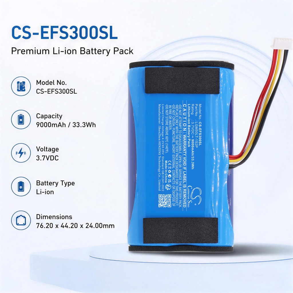 Baterie kompatibilní s Eufy CS-EFS300SL