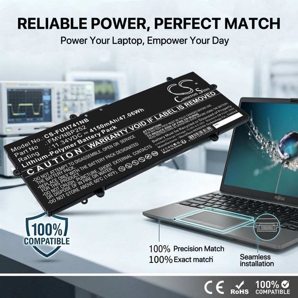 Baterie kompatibilní s Fujitsu LifeBook U7411/G U7511/G CS-FUH741NB
