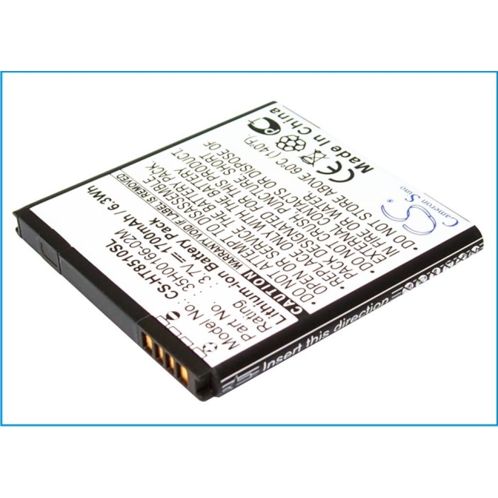 CS-HT8510SL baterie s krytem telefonu HTC, logo Cameron Sino