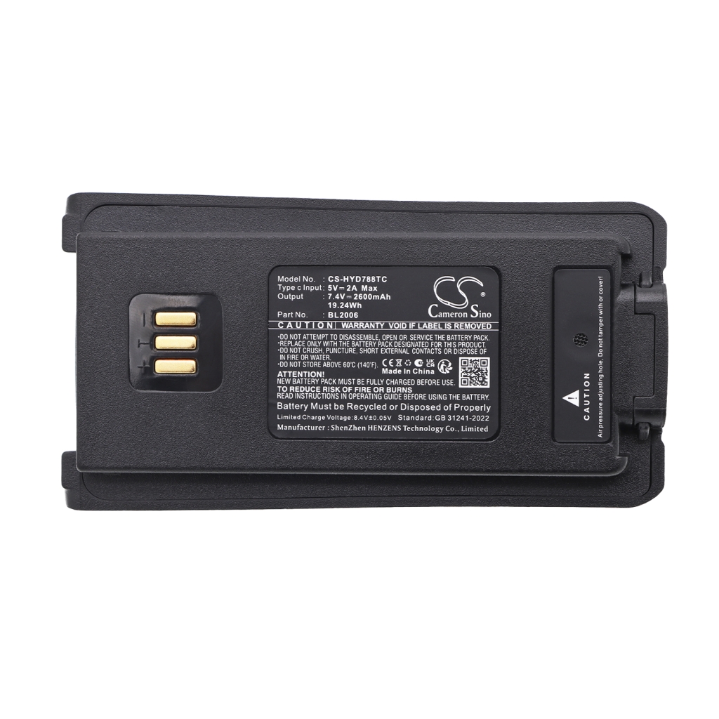 Baterie pro HYT DMR PD-702