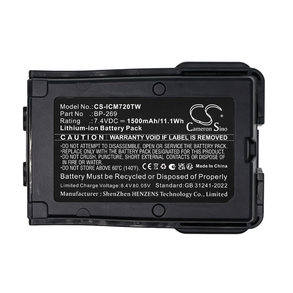 Baterie kompatibilní s Icom CS-ICM720TW