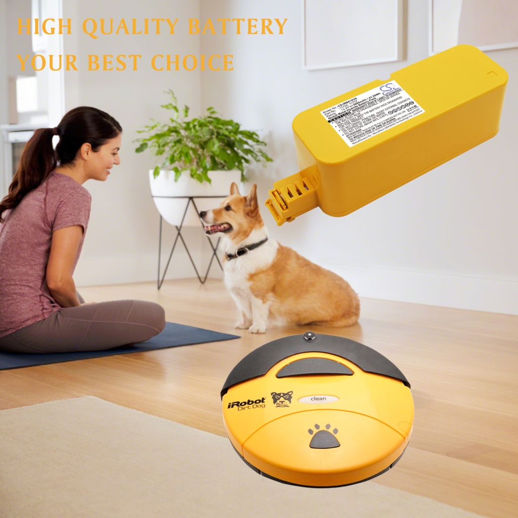 Baterie kompatibilní s Cleanfriend iRobot Klarstein Robotic XRobot Vileda Sichler Carneo Fun beat Goddess King cleaning Robzone Ikasumoto Rolando Ambrogio Ecoh Veluce CS-IRB410VX