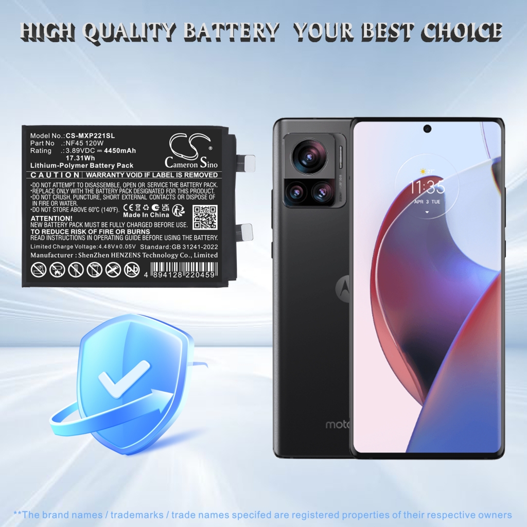 Baterie kompatibilní s Motorola CS-MXP221SL