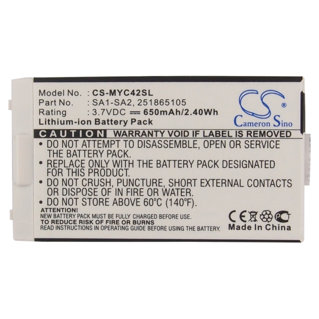 Baterie Nahrazuje Sagem 251865105