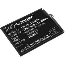 Baterie kompatibilní s Nokia CS-NKT346SL