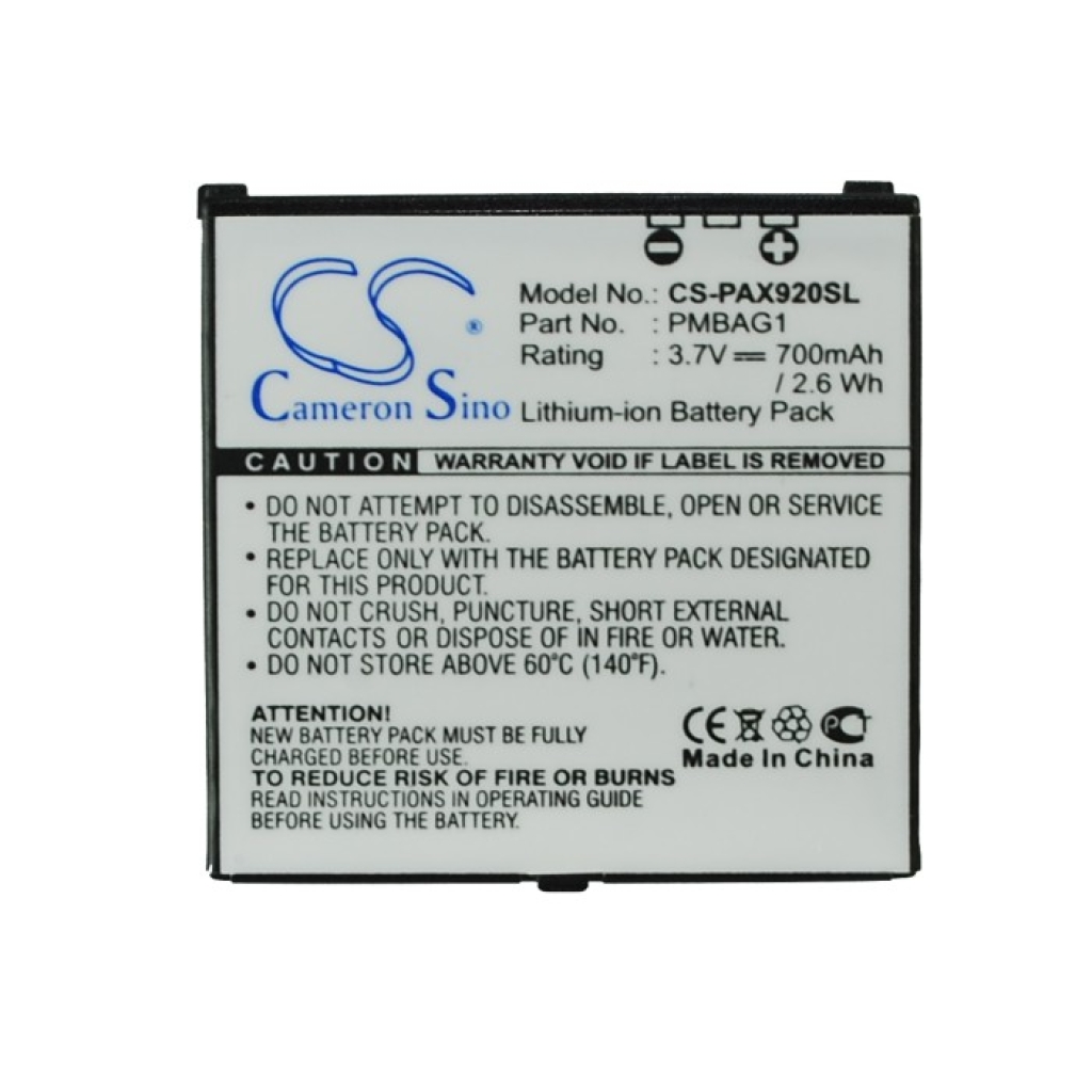 Baterie kompatibilní s Panasonic SoftBank CS-PAX920SL