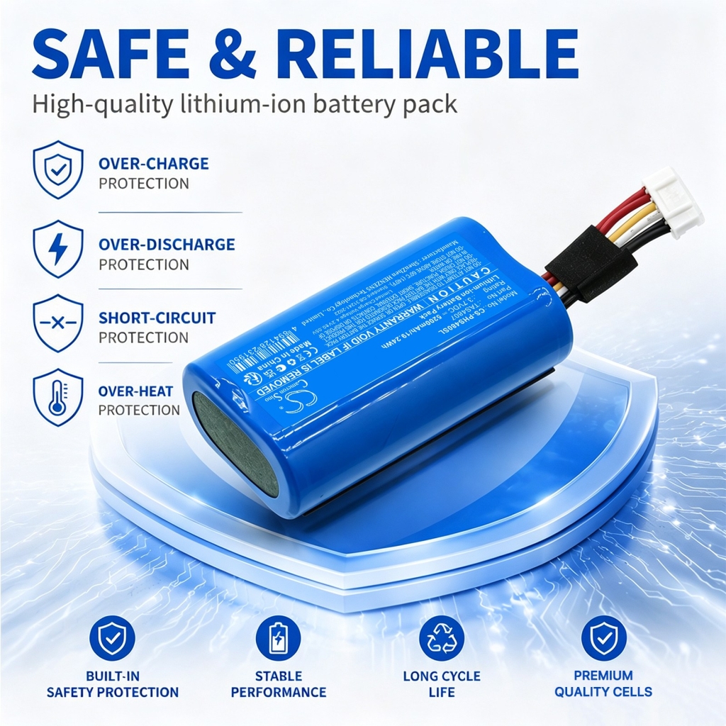 Baterie kompatibilní s Philips S4807 Waterproof Wireless Bluetooth Speaker CS-PHS480SL