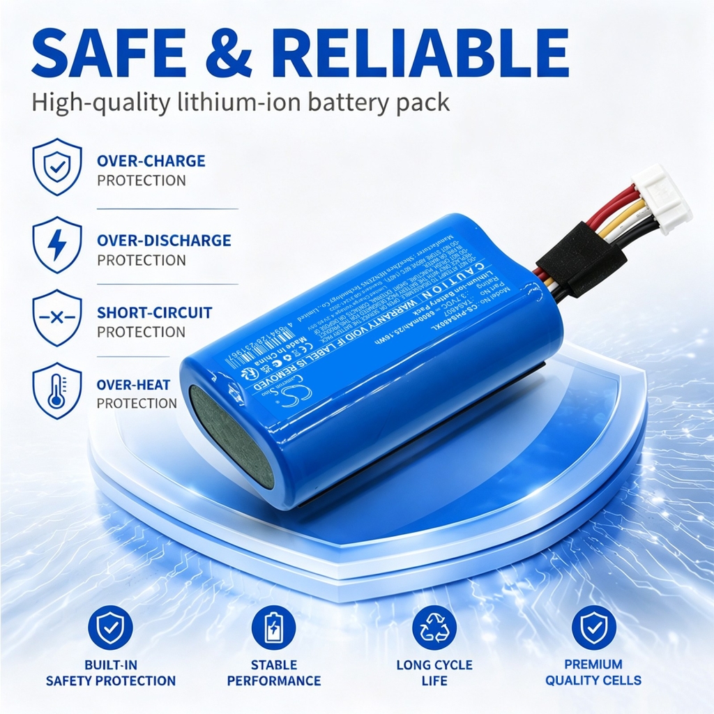Baterie kompatibilní s Philips S4807 Waterproof Wireless Bluetooth Speaker CS-PHS480XL