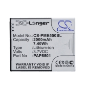 CS-PME550SL<br />Baterie do   nahrazuje baterii PAP5501