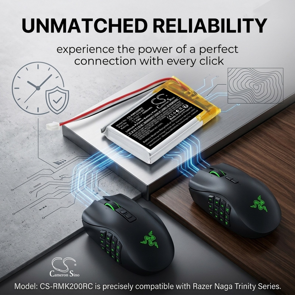 Baterie kompatibilní s RAZER Kain 202 Wireless Gaming Mouse CS-RMK200RC
