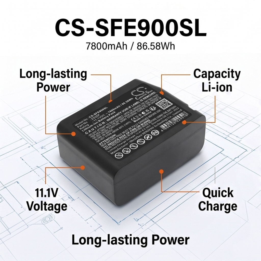 Baterie kompatibilní s Signalfire CS-SFE900SL