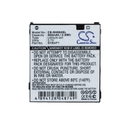 CS-SH604SL<br />Baterie do   nahrazuje baterii SHBAF1