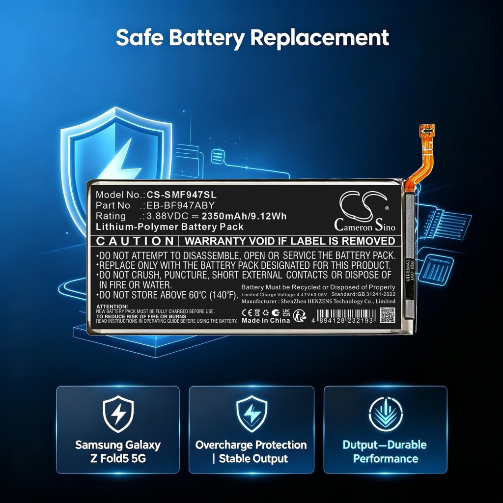 Baterie kompatibilní s Samsung Galaxy Z Fold5 5G CS-SMF947SL
