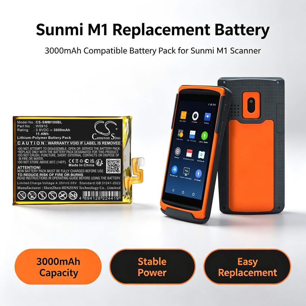 Baterie kompatibilní s Sunmi CS-SMM100BL