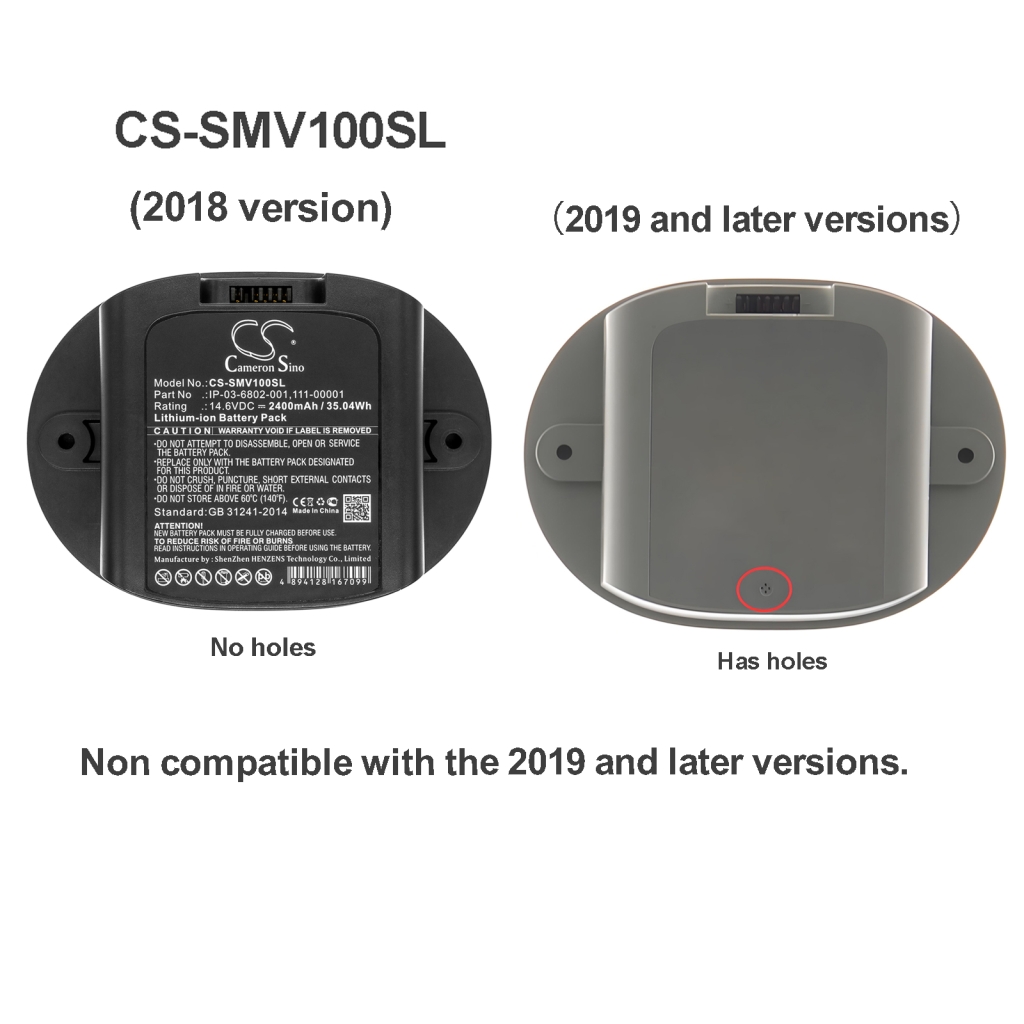 Baterie kompatibilní s Sonos CS-SMV100SL