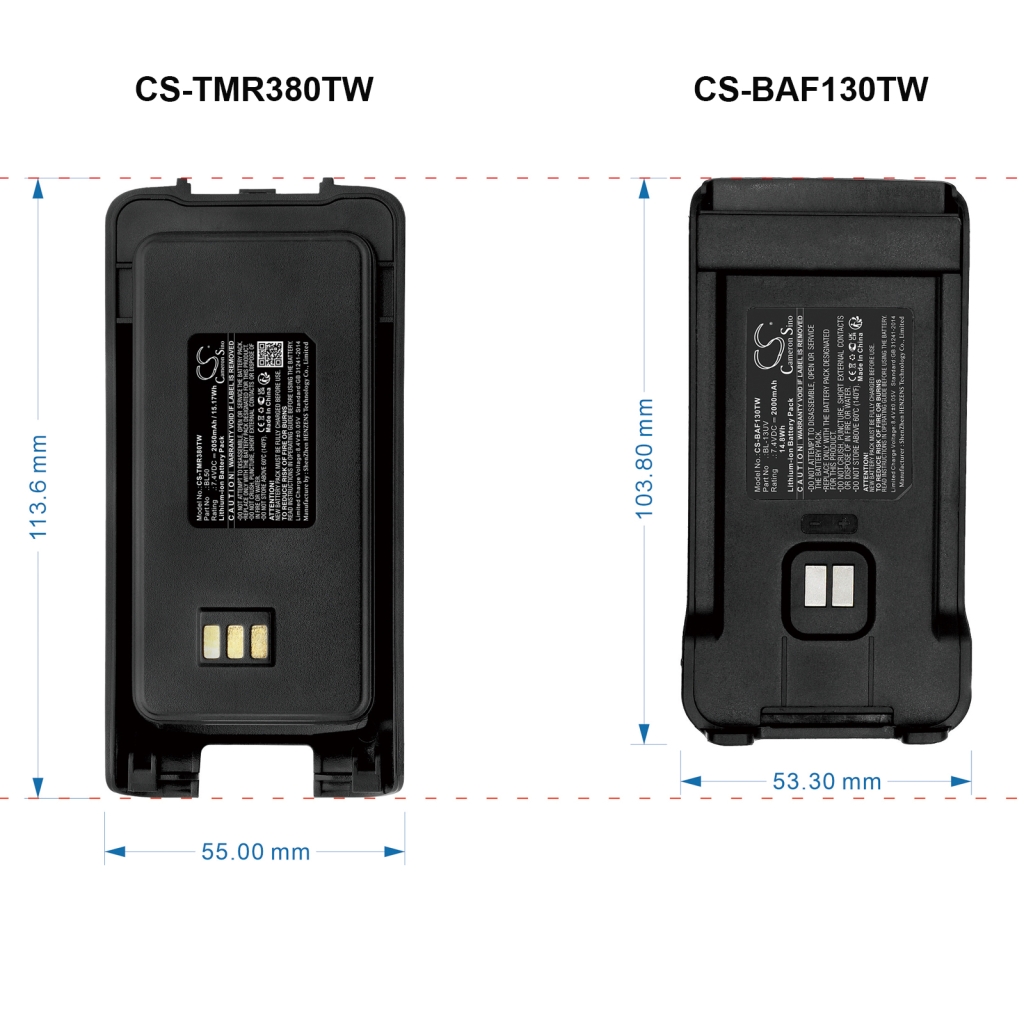 Baterie kompatibilní s Smartcom