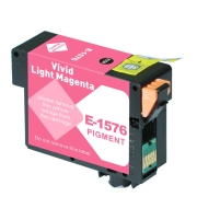 Kompatibilní náhrada za Kompatibilní s Epson T1576 / 29.5ml Inkoust Živá světlá purpurová (Inkoustové kazety - Pigment)