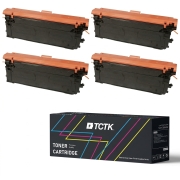 TCTK Toner 064H sada 4 ks CMYK kompatibilní s Canon i-SENSYS LBP722Cdw LBP732Cdw MF832Cdw MF842Cdw, nahrazuje 4938C001