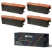TCTK Toner 064H sada 4 ks CMYK kompatibilní s Canon i-SENSYS LBP722Cdw LBP732Cdw MF832Cdw MF842Cdw, nahrazuje 4938C001