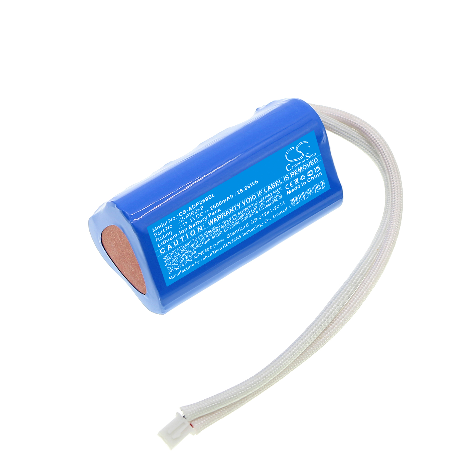 Cameron Sino CS-ADP269SL 11.1V Li-ion 2600mAh modrá - neoriginální