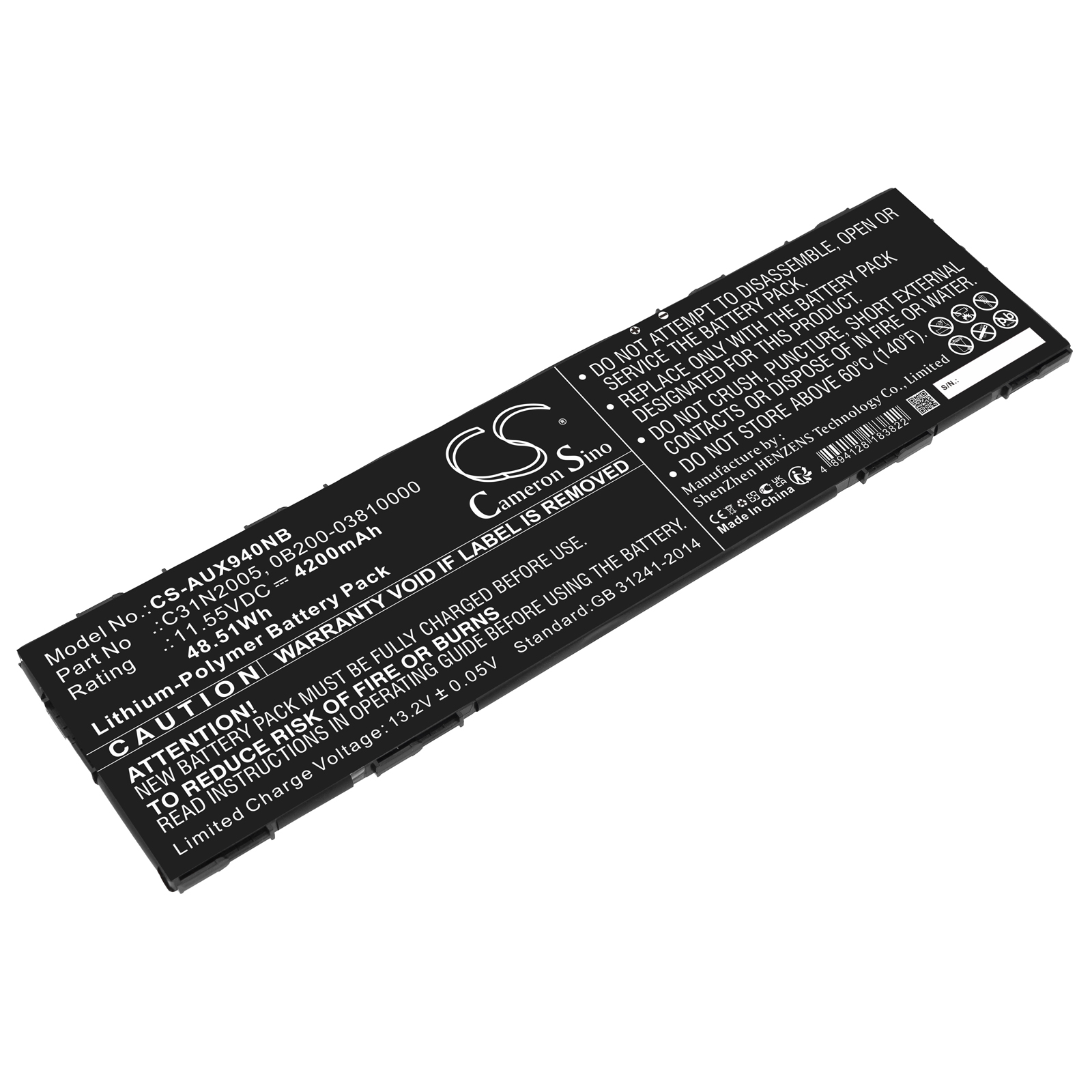 Cameron Sino CS-AUX940NB - neoriginální