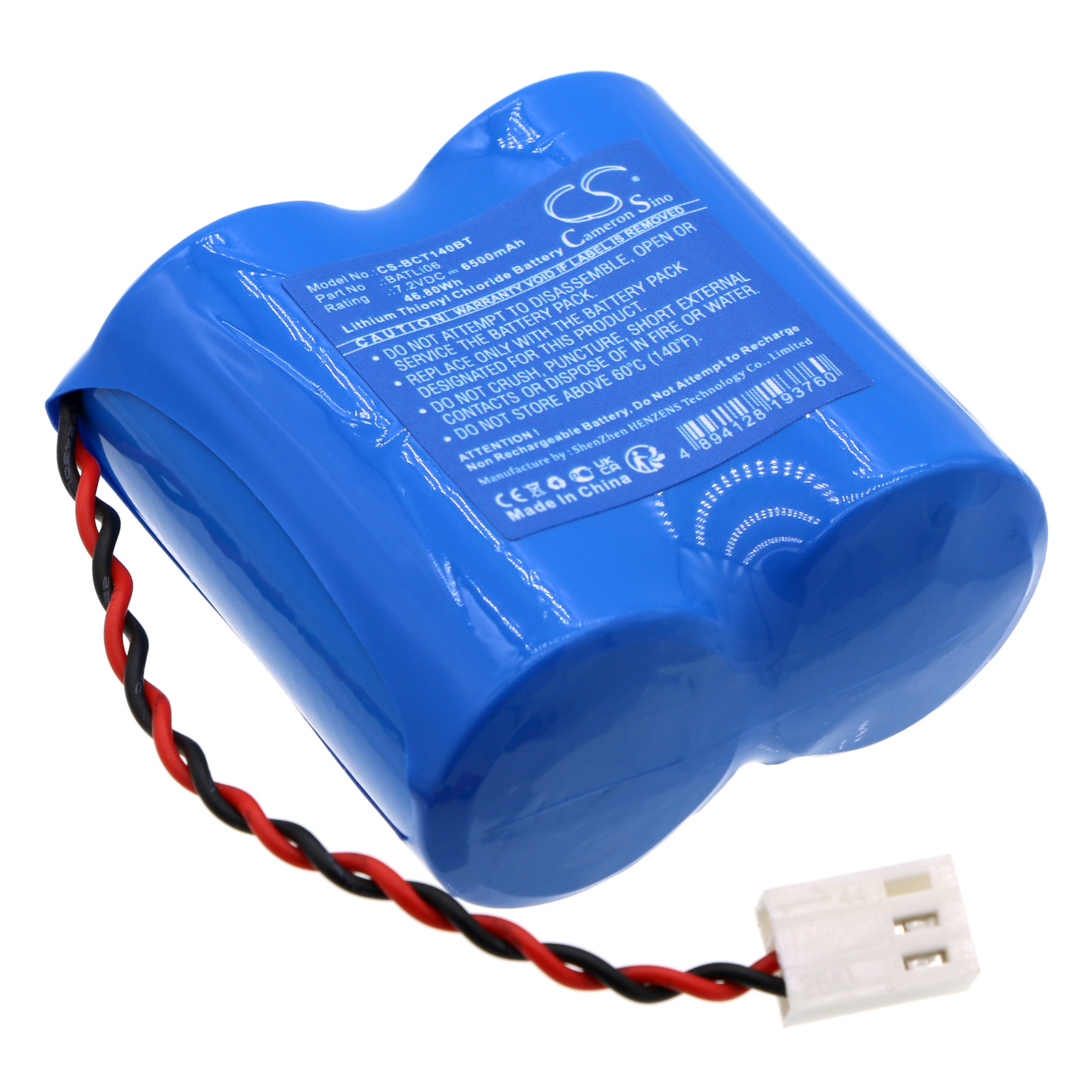 Cameron Sino CS-BCT140BT 7.2V Li-SOCl2 6500mAh modrá - neoriginální