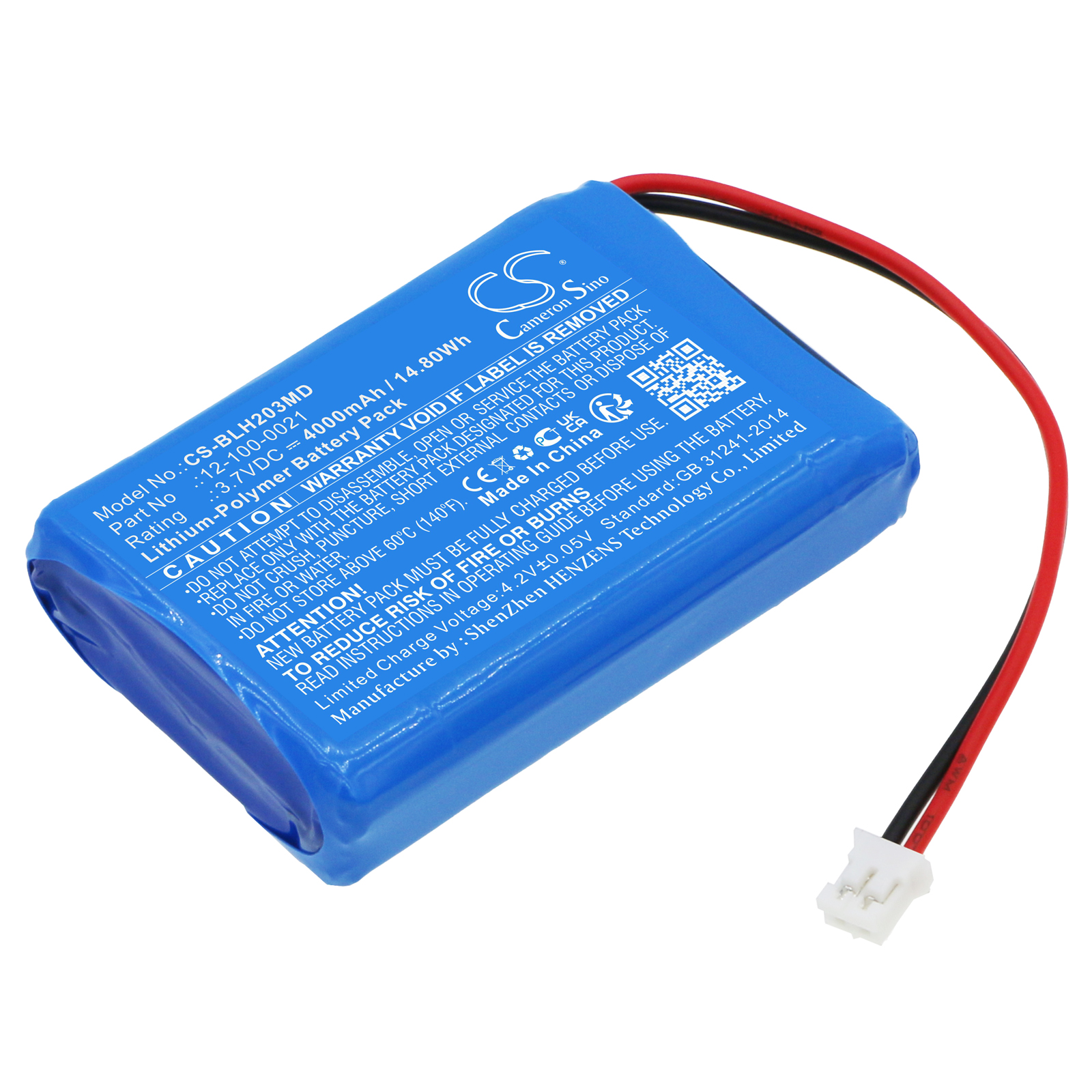 Cameron Sino CS-BLH203MD 3.7V Li-Polymer 4000mAh modrá - neoriginální