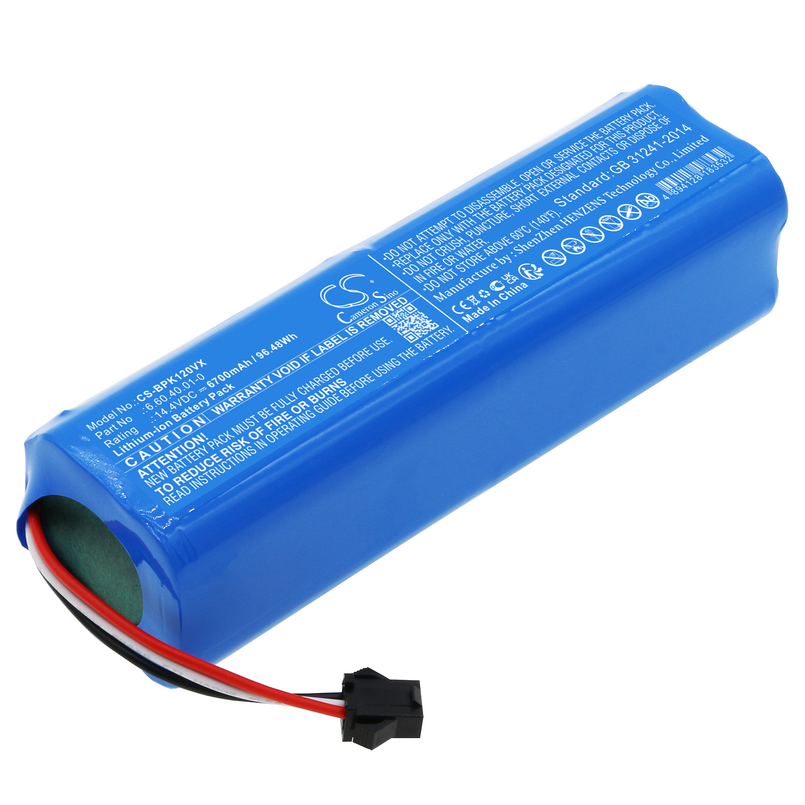 Cameron Sino CS-BPK120VX 14.4V Li-ion 6700mAh modrá - neoriginální