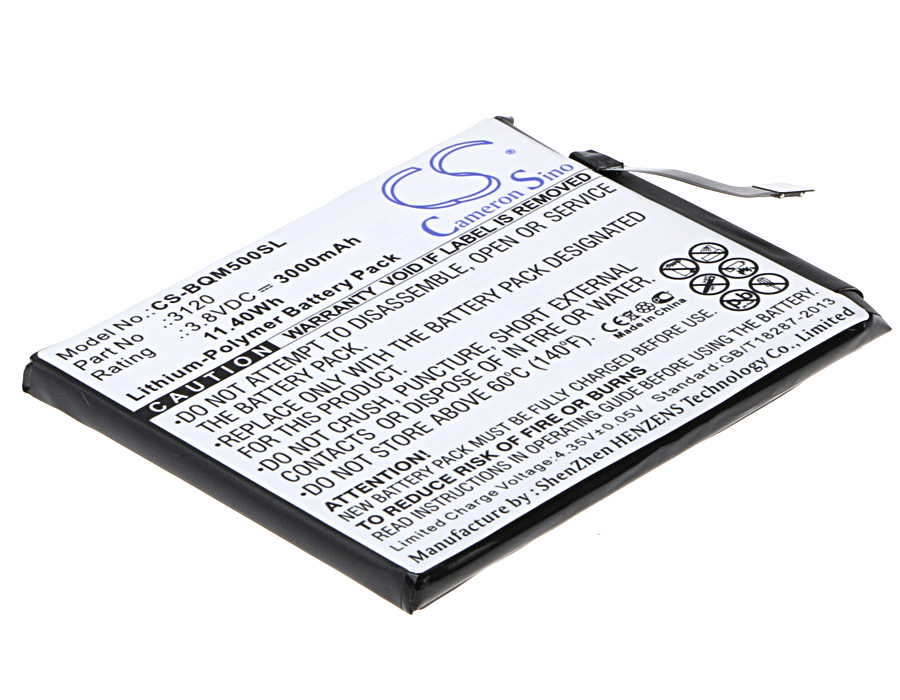 Cameron Sino CS-BQM500SL 3.8V Li-Polymer 3000mAh černá - neoriginální