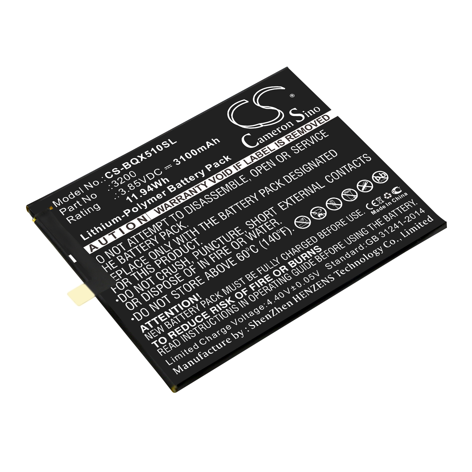 Cameron Sino CS-BQX510SL - neoriginální