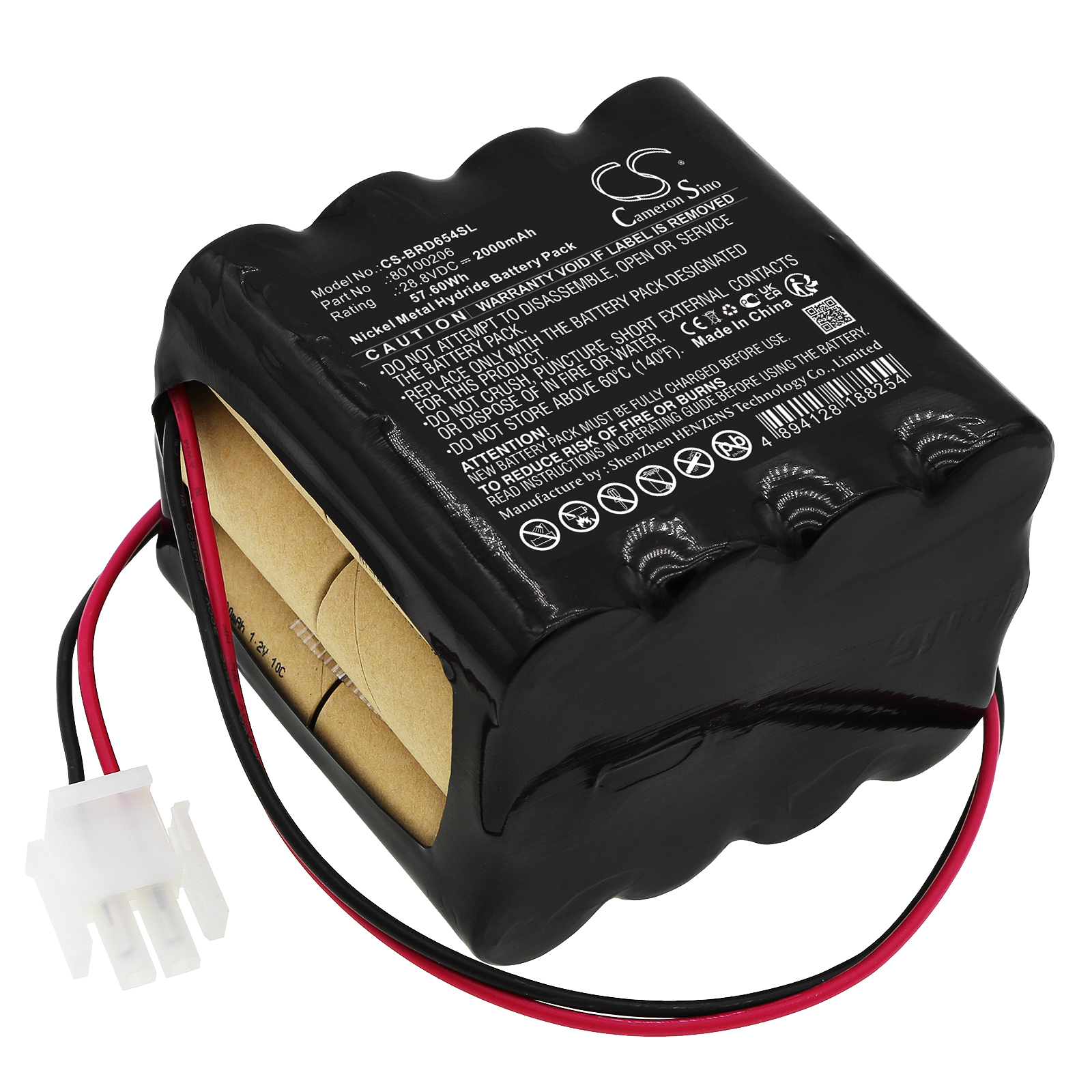 Cameron Sino CS-BRD654SL 28.8V Ni-MH 2000mAh černá - neoriginální